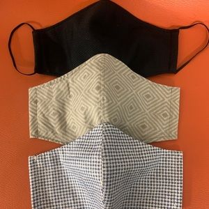 Handmade washable mask.